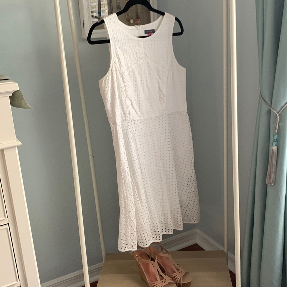 Vince Camuto size 12 white dress